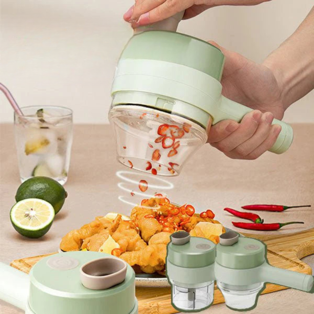 4-in-1 multifunctional chopper