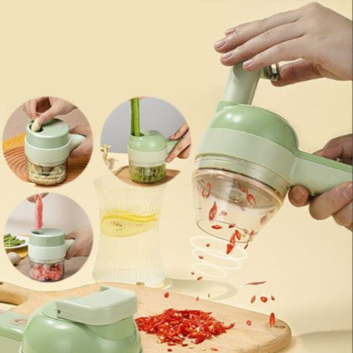 4-in-1 multifunctional chopper