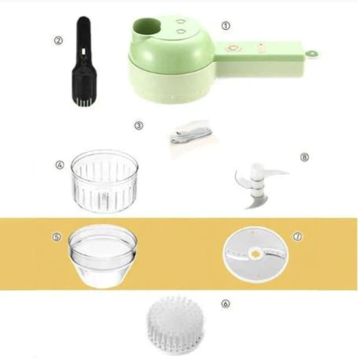4-in-1 multifunctional chopper