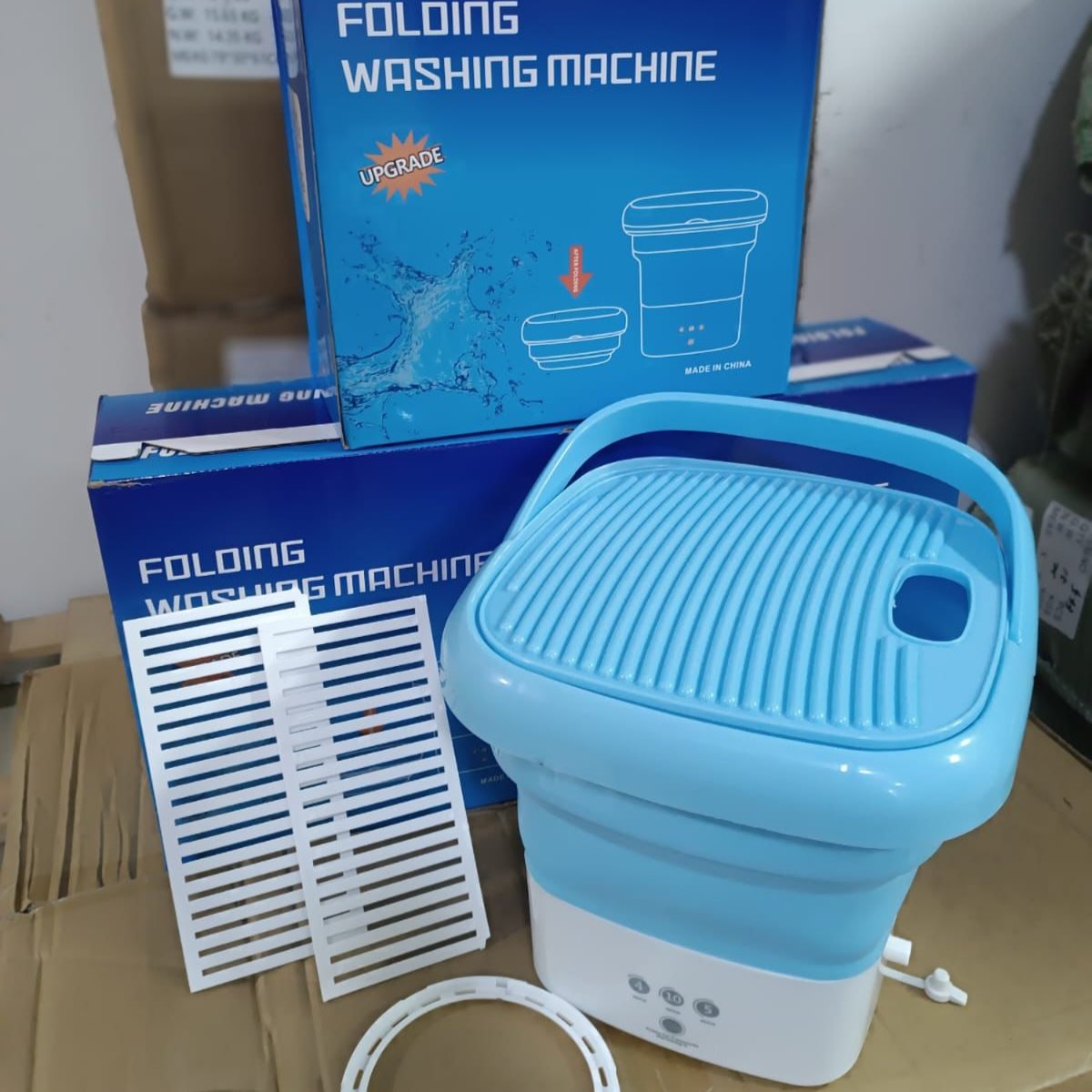 Mini portable washing machine: express washing and drying