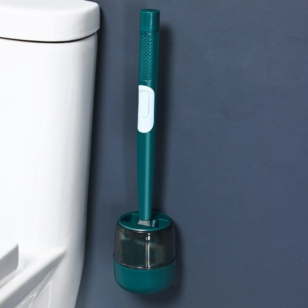 精密で簡単な清掃のための柔軟なトイレブラシ