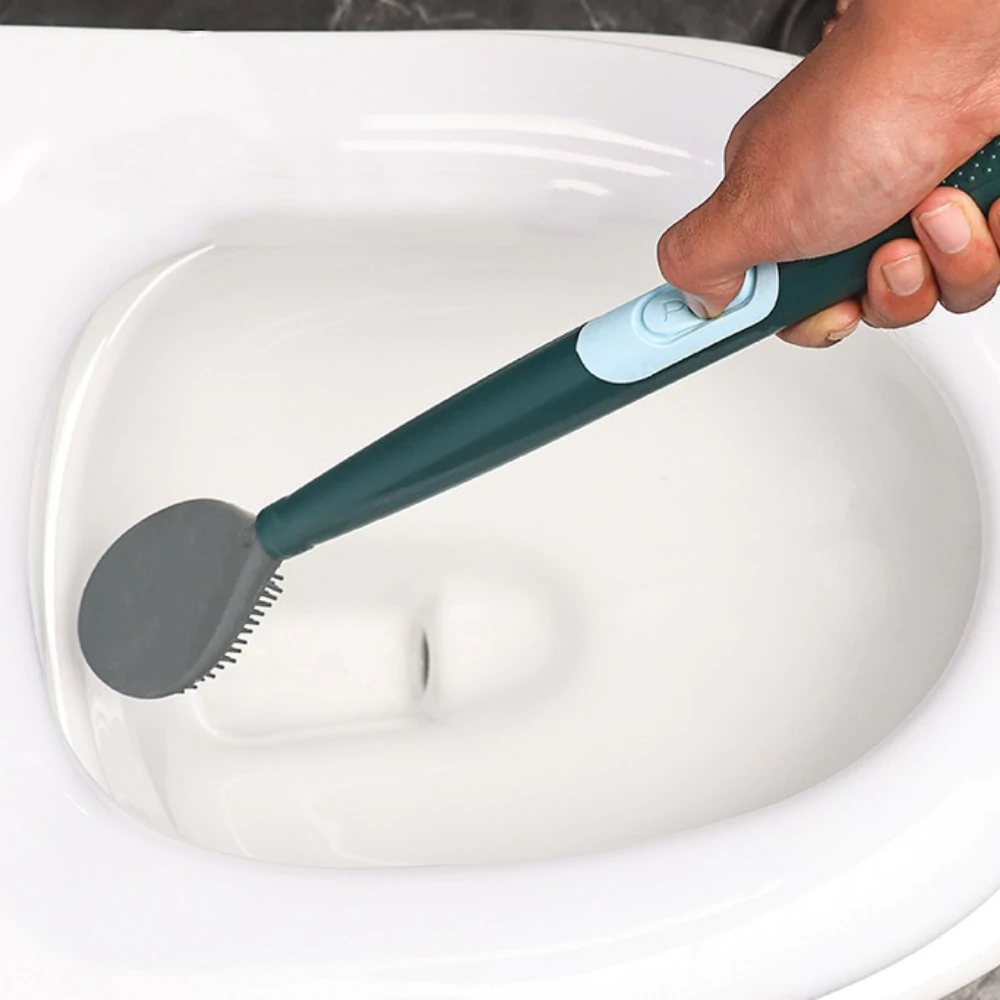 精密で簡単な清掃のための柔軟なトイレブラシ