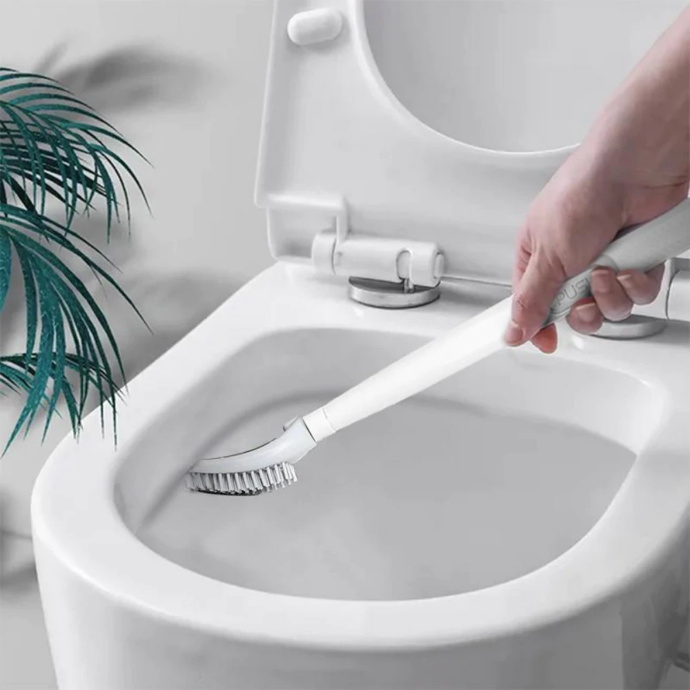 精密で簡単な清掃のための柔軟なトイレブラシ